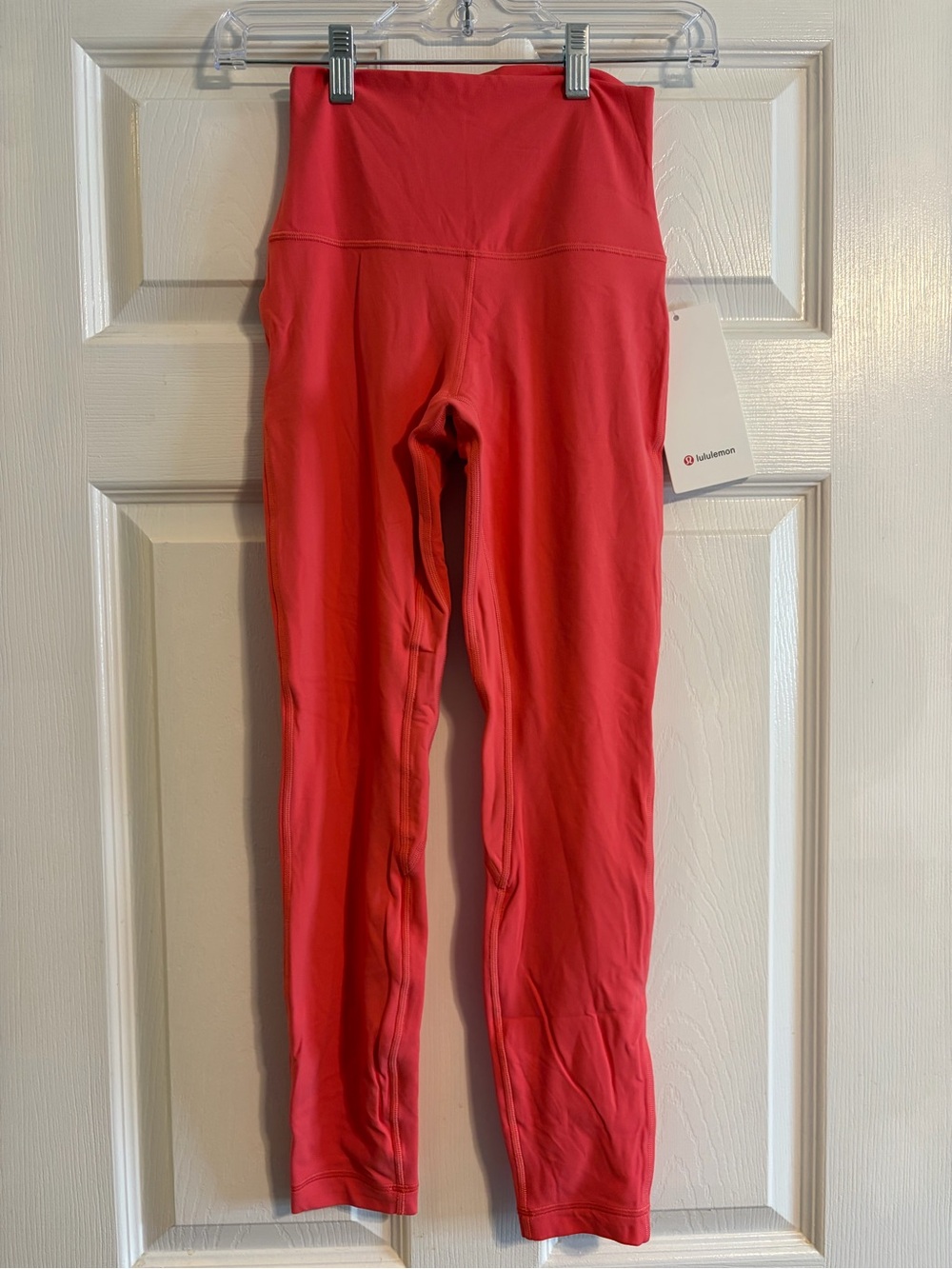 Lululemon NWT Align High Rise Pant 25" Leggings 4 Pale Raspberry Pink Coral
